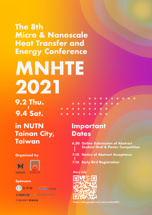 「The 8th Micro & Nanoscale Heat Transfer and Energy Conference」圖片
